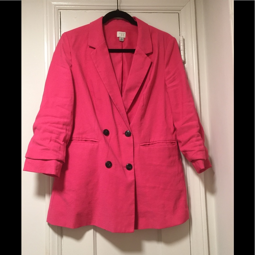 Pink blazer